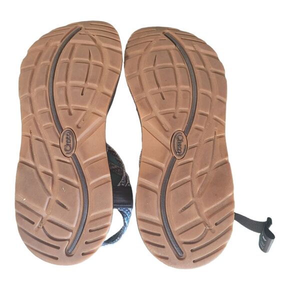 Chaco Zcloud X2 Purple Blue diamond print sandal size 9 - Picture 6 of 8